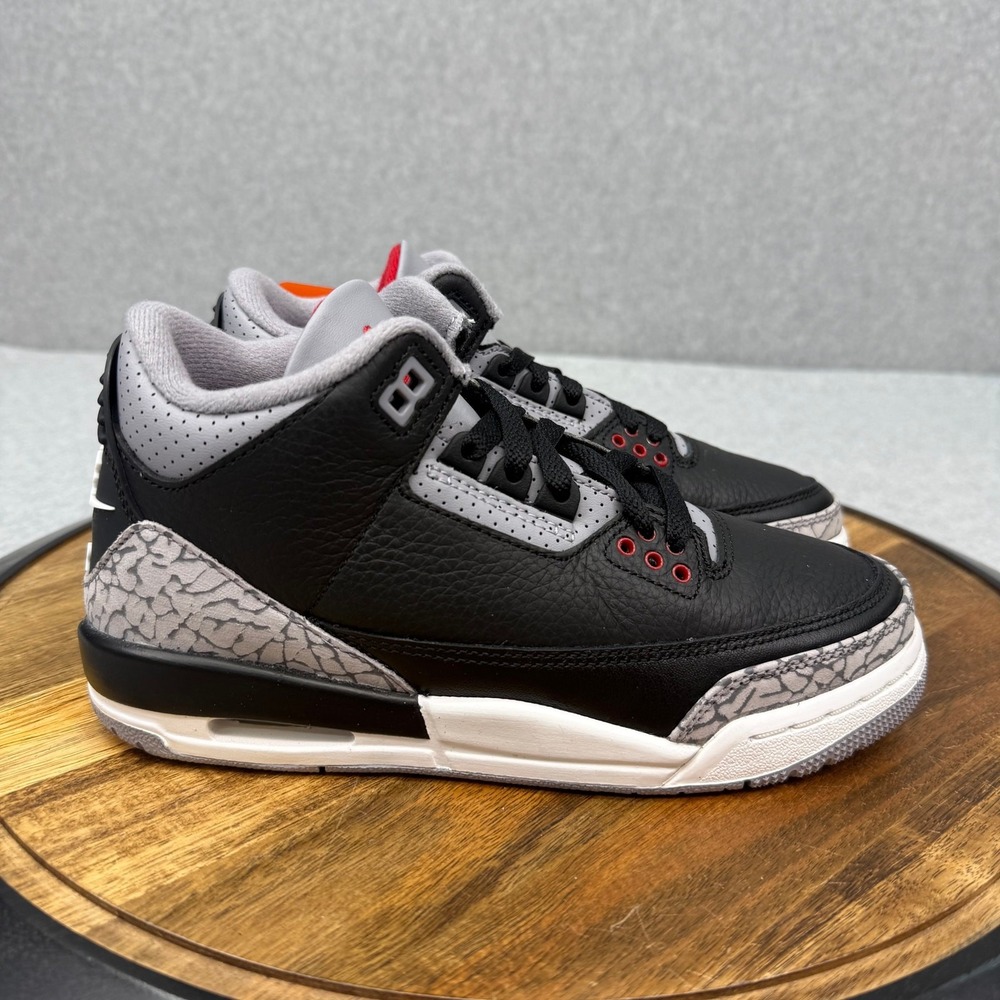 Nike Air Jordan 3 Retro OG GS 'Black Cement' 2024 DM0967-010 4Y Women's 5.5